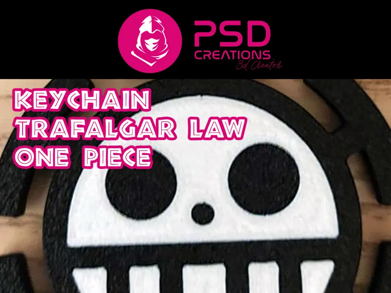 Trafalgar Law - One Piece Keychain! 