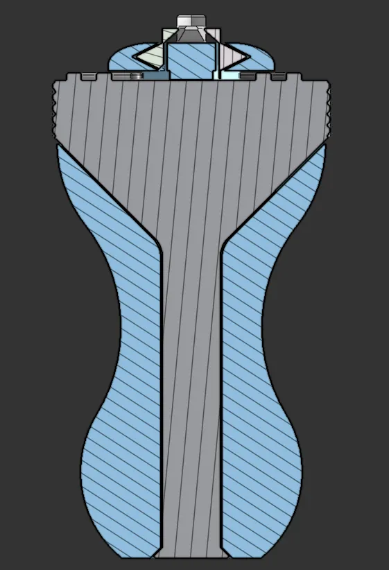 Print-in-Place 3-Jaw Chuck for Painting Miniatures view 3