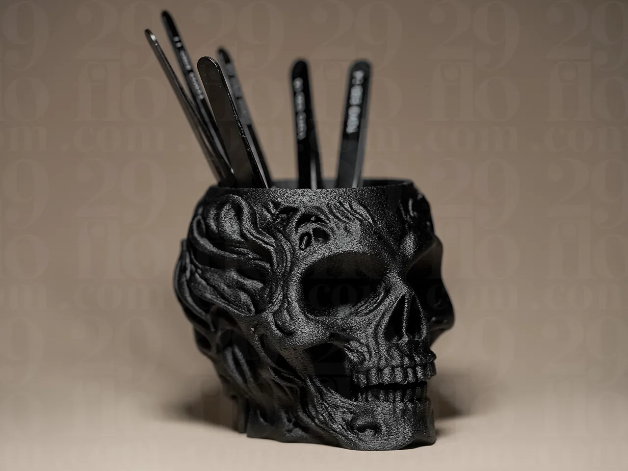 Skull Shaped Holder / Organizer view 4