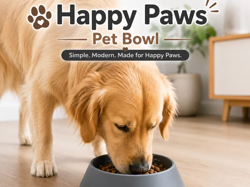 Happy Paws Pet Bowl