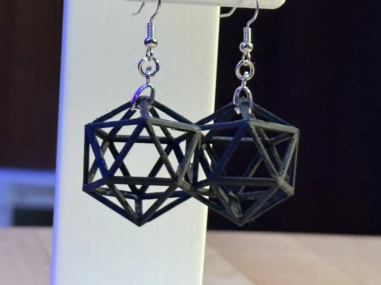 D20 earring view 2