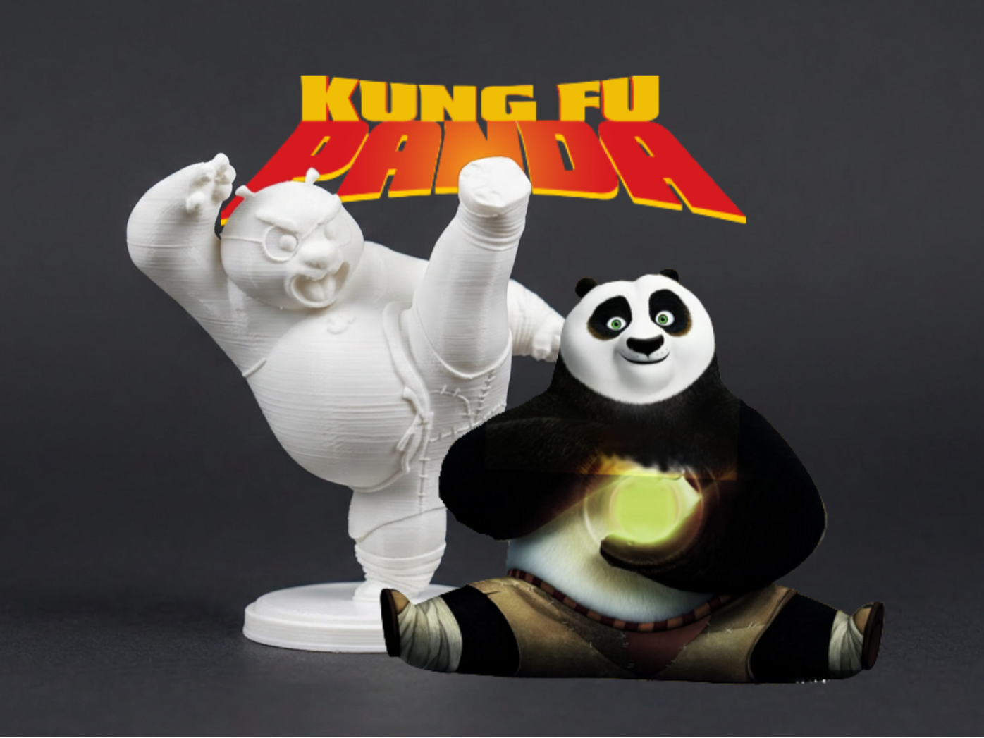 Po – Kung Fu Panda High Kick 3D Model