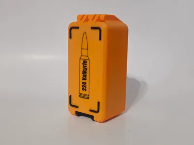 224 Valkyrie Ammo Box - 50 Round - Stackable