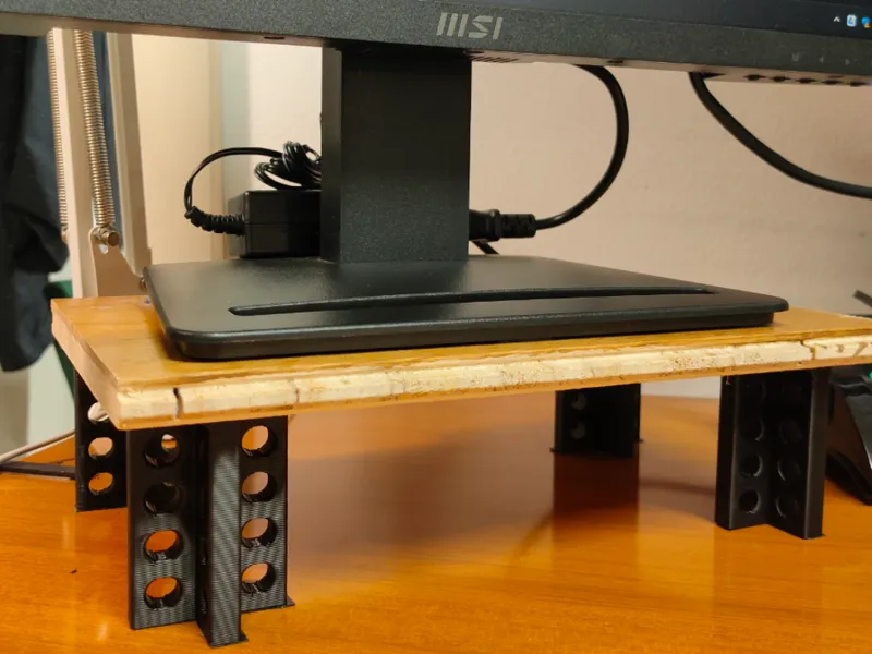 7cm monitor riser - simple, strong, lightweight