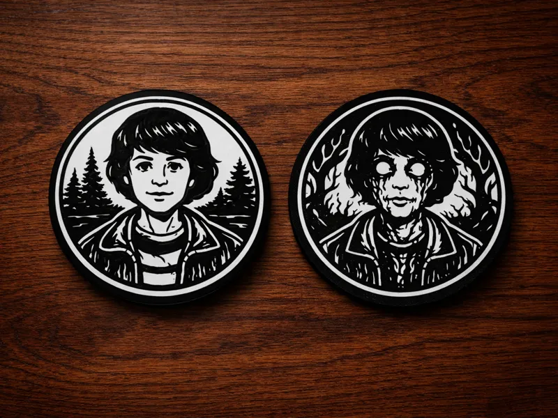 Stranger Things: Reversible Coaster Mike