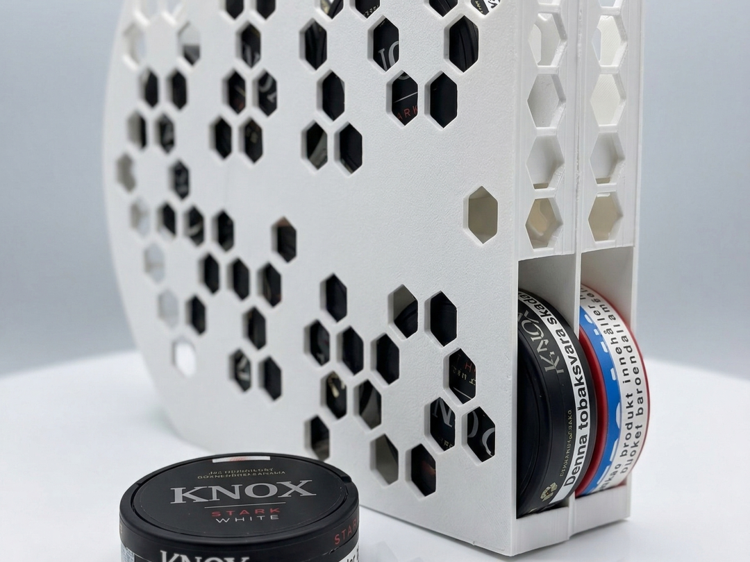 Modular ZYN & Nicotine Pouch Dispenser - Hex Style