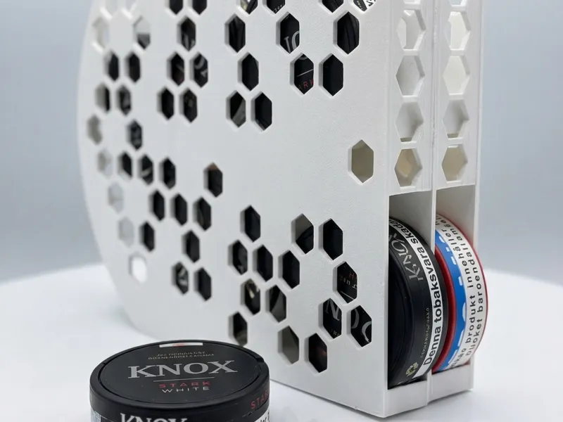 Modular ZYN & Nicotine Pouch Dispenser - Hex Style