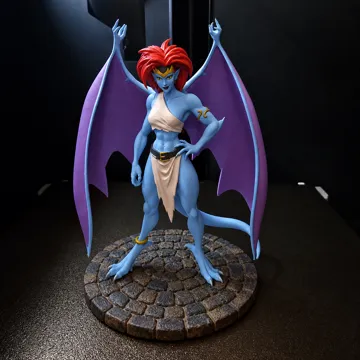 Modelo para impresión 3D: Demona — vista de referencia 3