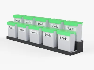 Seed storage box system