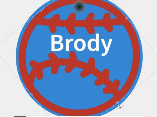 Brody Baseball Tag