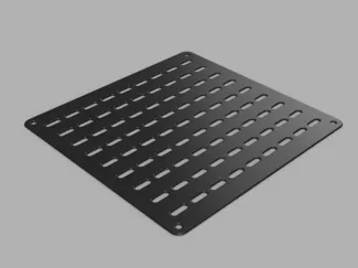 Enhanced IKEA Skadis — denser hole pattern