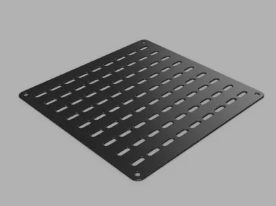 Enhanced IKEA Skadis — denser hole pattern
