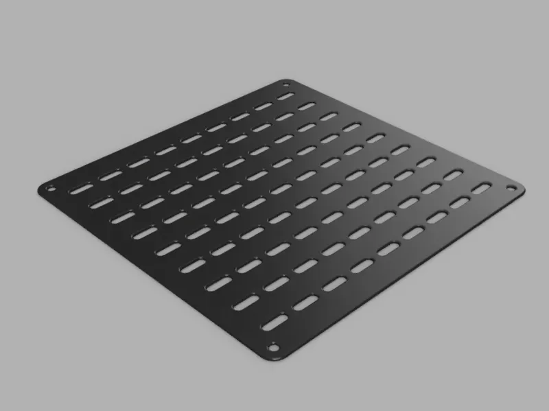 Enhanced IKEA Skadis — denser hole pattern