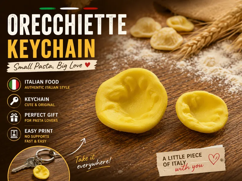 Orecchietta Keychain & Decor | Italy Pasta Gift
