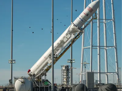 Anteres Rocket and MARs transport/launcher