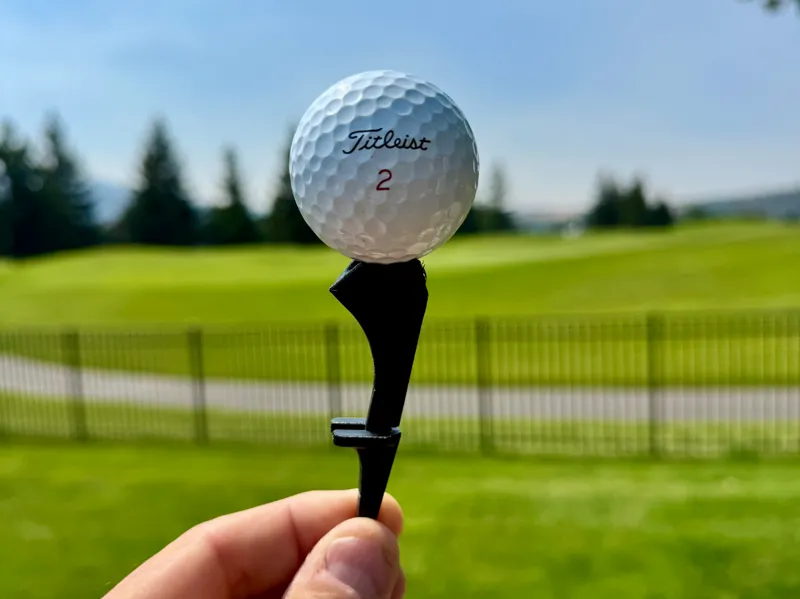 Hinged Fancy Golf Tee