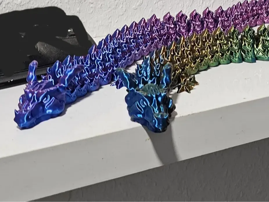 Articulated Dragon - Free 3D Print Model - MakerWorld