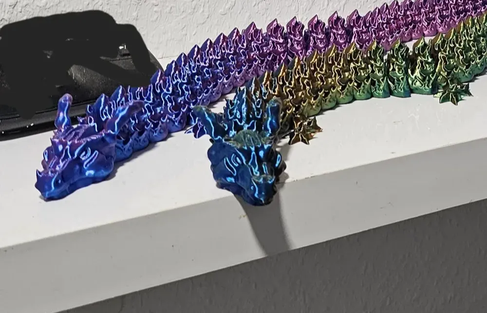 Articulated Dragon - Free 3D Print Model - MakerWorld