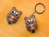 0.12mm layer, 2 walls, 15% infill - toy, keychain, eyes