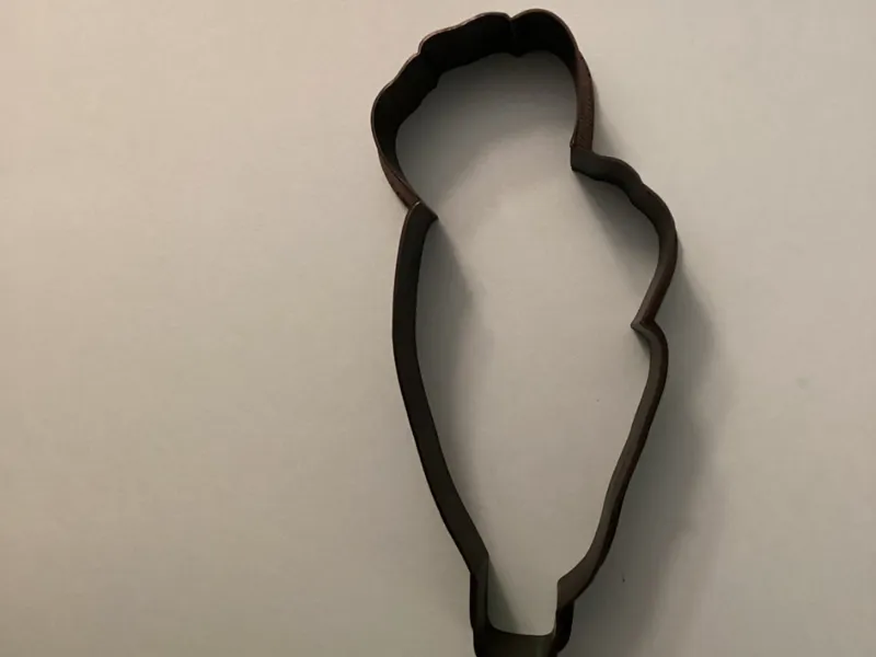 Poppy stem cookie cutter
