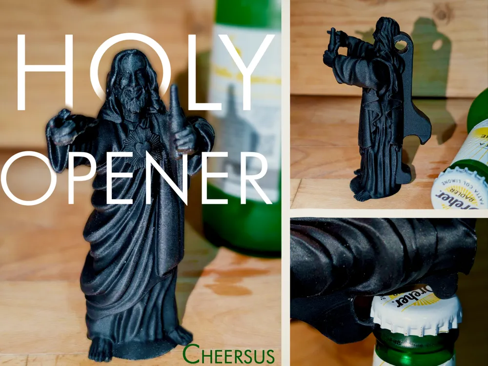 Holy Opener – Jesus Buddy Bottle Opener with Beer Remixed by ...