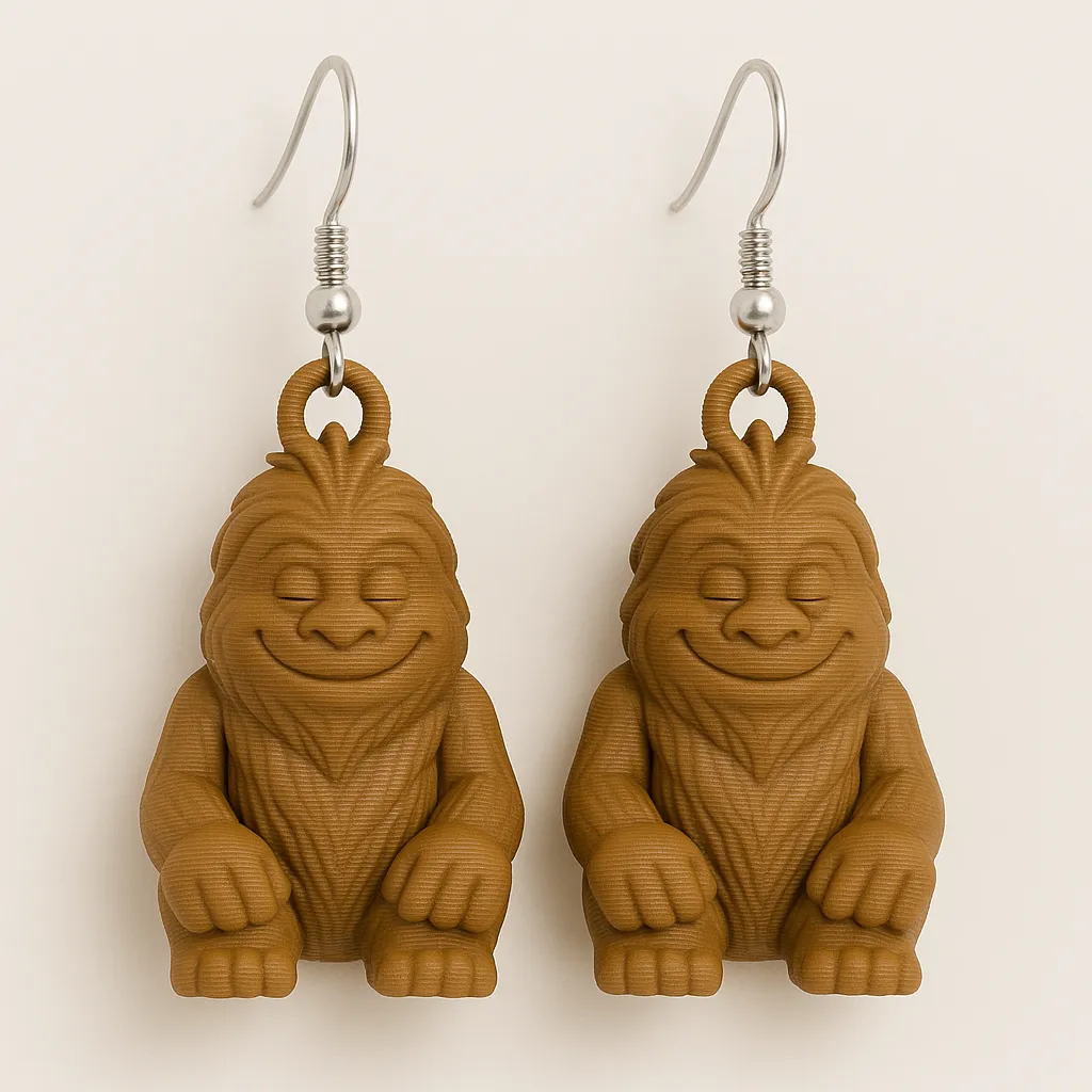 Bigfoot / Sasquatch Earring Set view 2