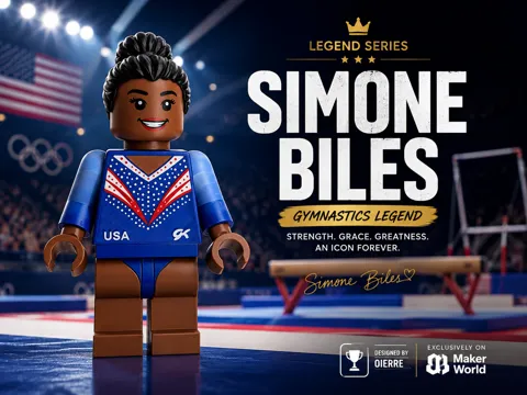 Accesorio para impresora 3D: Simone Biles – Gymnastics Icon | LEGEND SERIES — referencia de MakerWorld