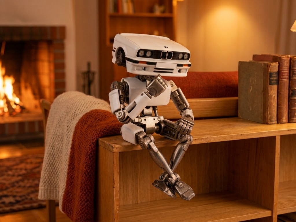 BMW E30 "Autobot" Der Regensitzer Monitor-Buddy 3D model