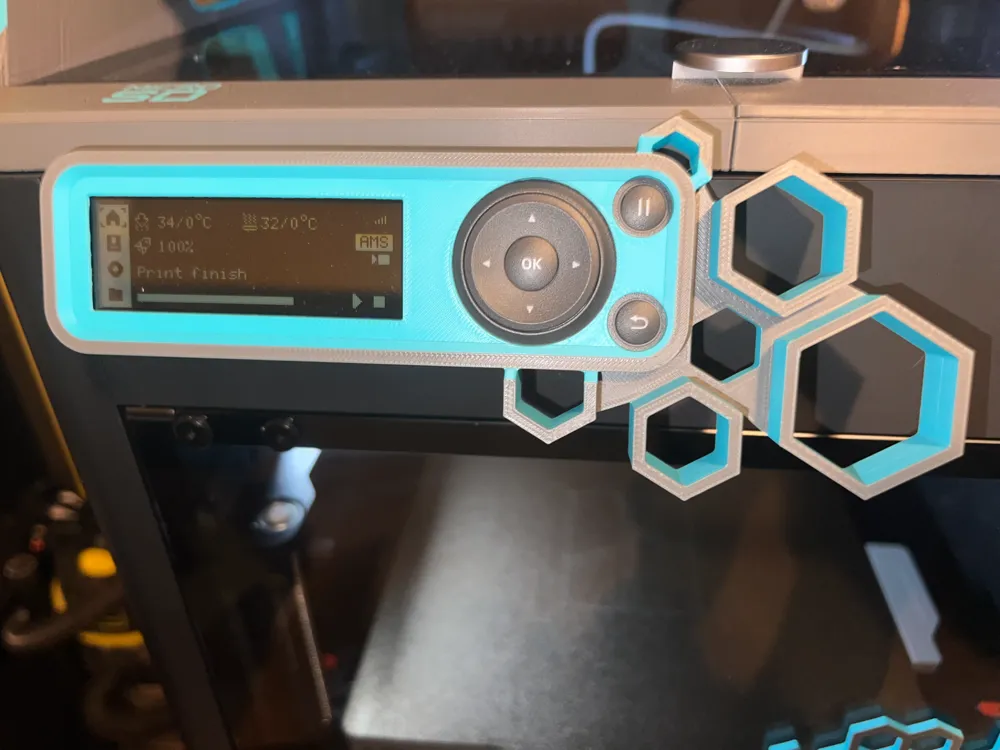 Hex Faceplate Screen Cover - Free 3D Print Model - MakerWorld
