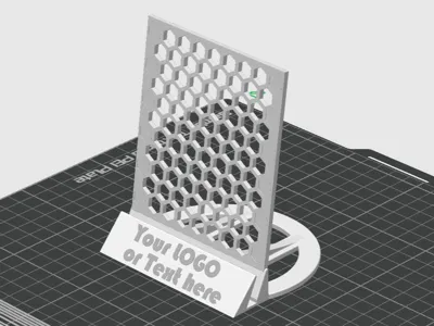 Hexagon Pattern Display Stand - Customizable