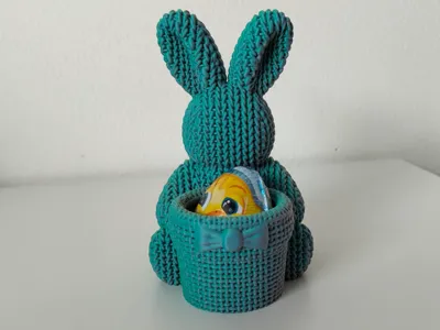 Knitted Easter Bunny