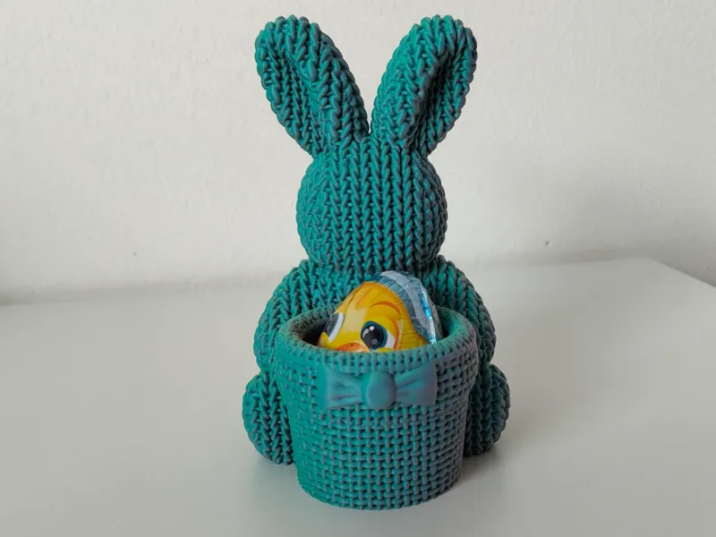 Knitted Easter Bunny