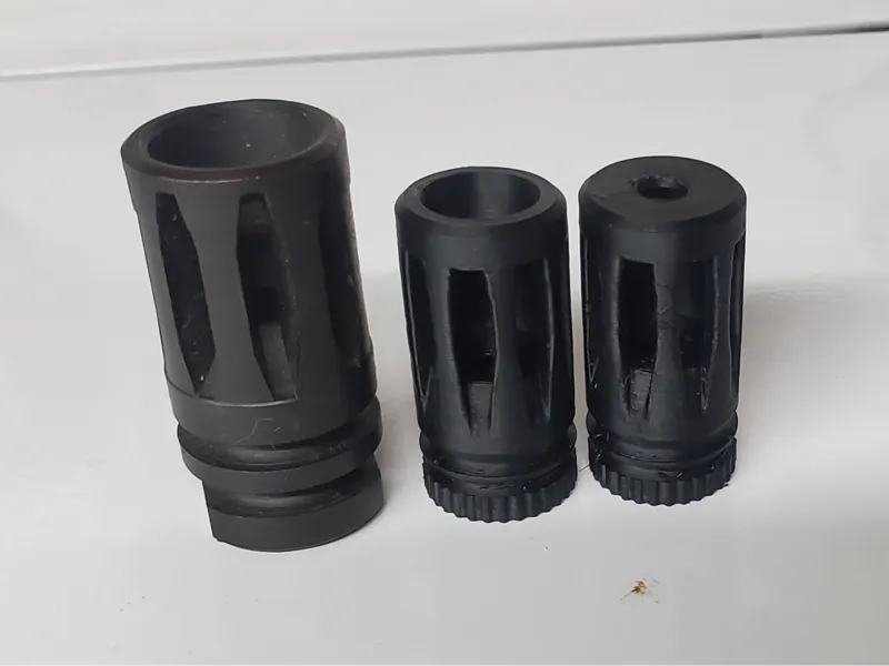 1/2x28 Mini A2 Birdcage for Airsoft or 22lr