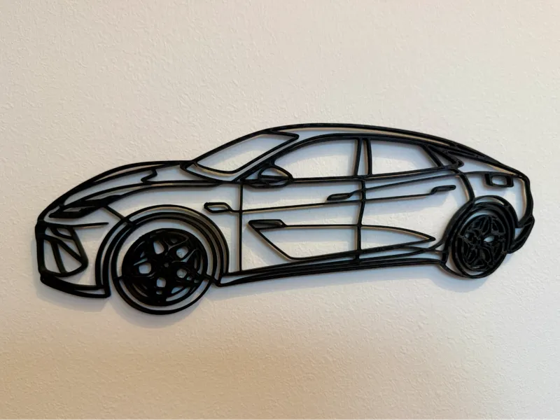 Lotus Emeya Outline Wall Art