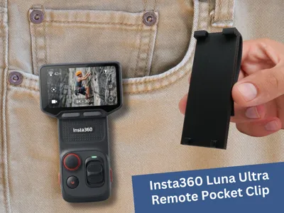 Pocket Clip for Insta360 Luna Ultra's remote
