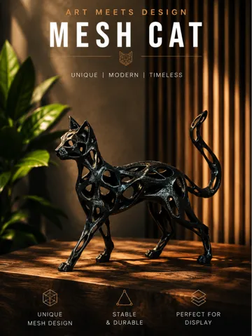 Letrero o emblema decorativo: Mesh design CAT — vista de referencia 2