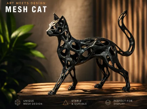 Letrero o emblema decorativo: Mesh design CAT — referencia de MakerWorld