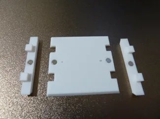 Bottom plate for Ring Lamp with replaceable panels