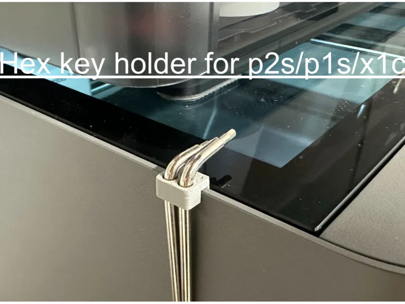 p2s/x1c/p1s hex key holder