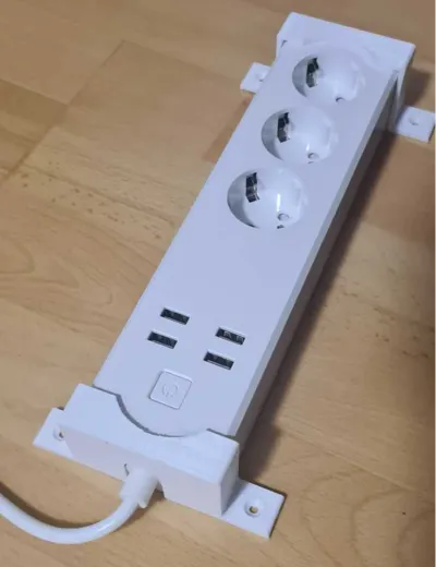 Meross power strip mounting brackets