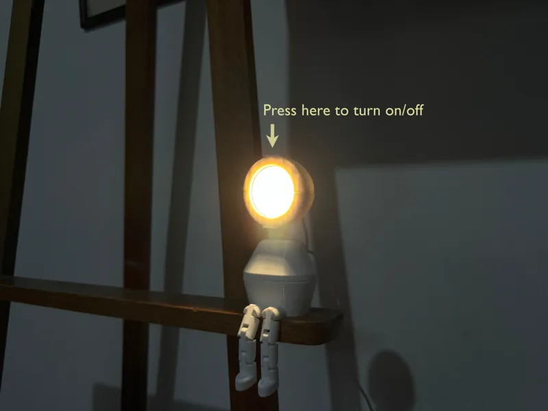 Lamp Astronaut with Flexy Legs - LED Kit 001