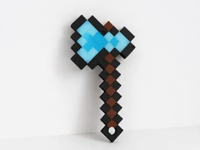Minecraft Axe Keychain