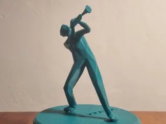 Miniatura Trombettista 1:25 Lowpoly