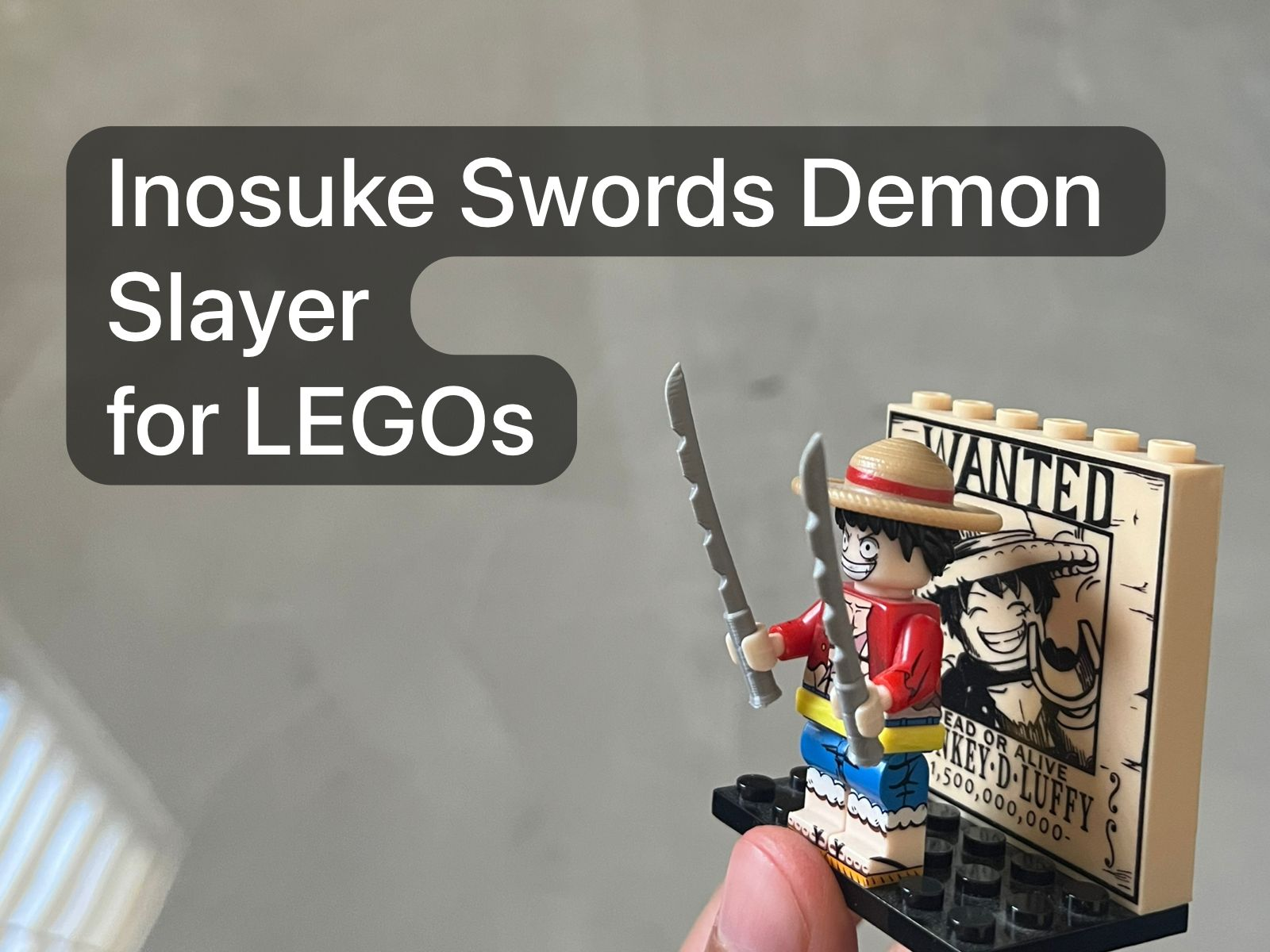 Inosuke’s Dual Swords (Demon Slayer) for LEGOs