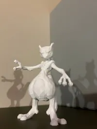 Statue Mewtwo low poly (Pokémon) — photo 2