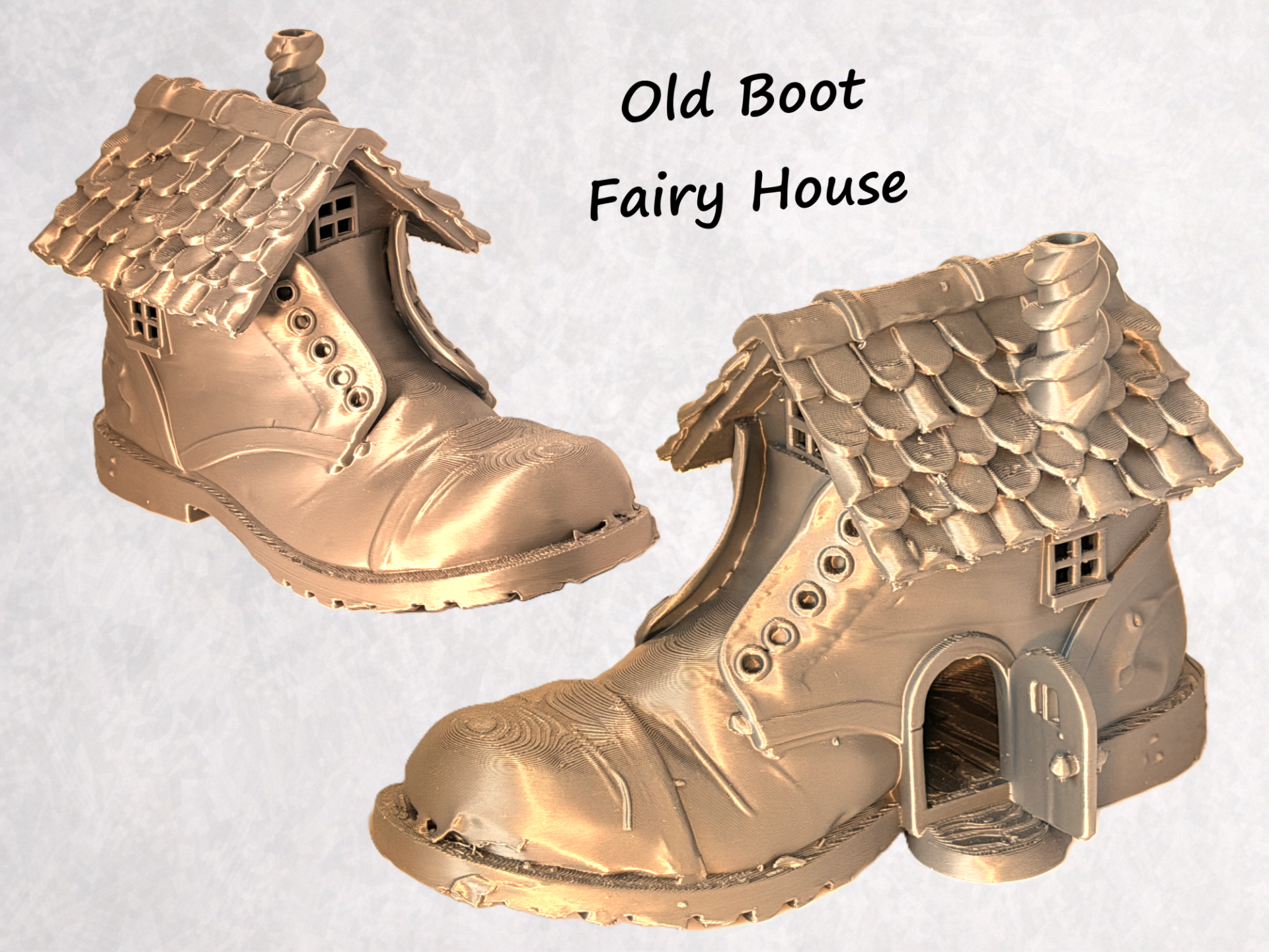 Old Boot Fairy House
