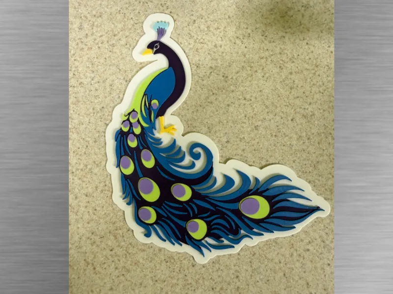 Exotic Bird-Peacock Cutout