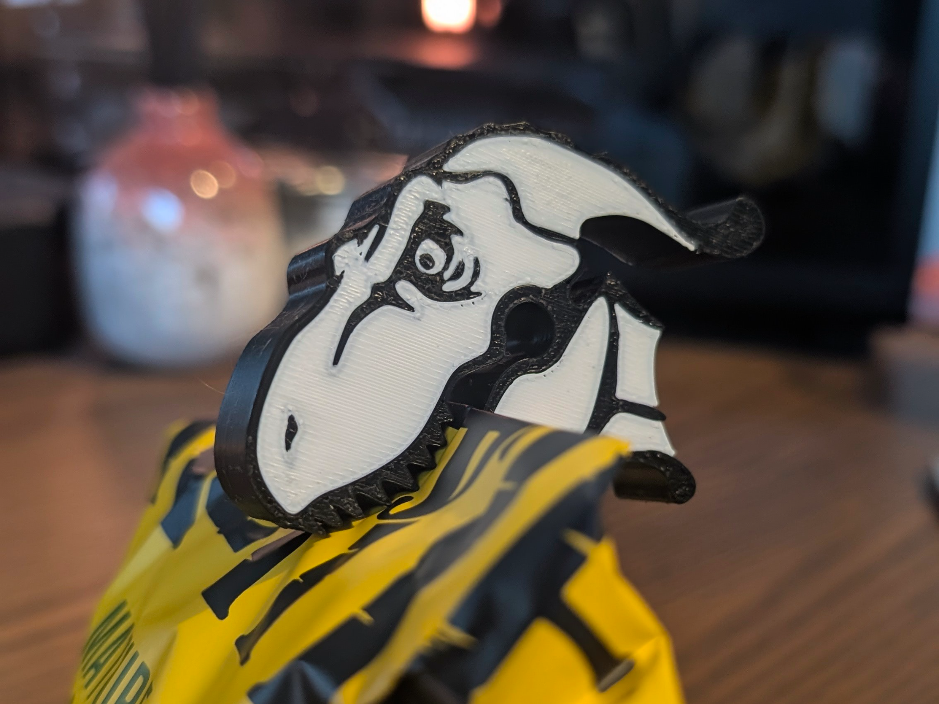 T-Rex Dinosaur Food Bag Clip