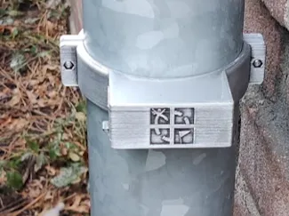 Geocache Rainpipe hide