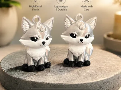 Wolf Keychain